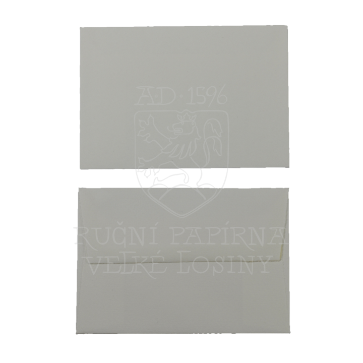 Obálka z ručního papíru 90 x 130 mm