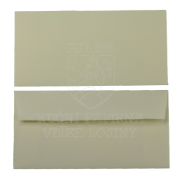 Obálka z ručního papíru DL  110 x 220 mm