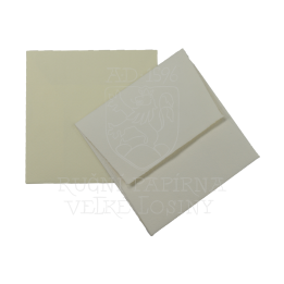 Obálka z ručního papíru 130 x 130 mm